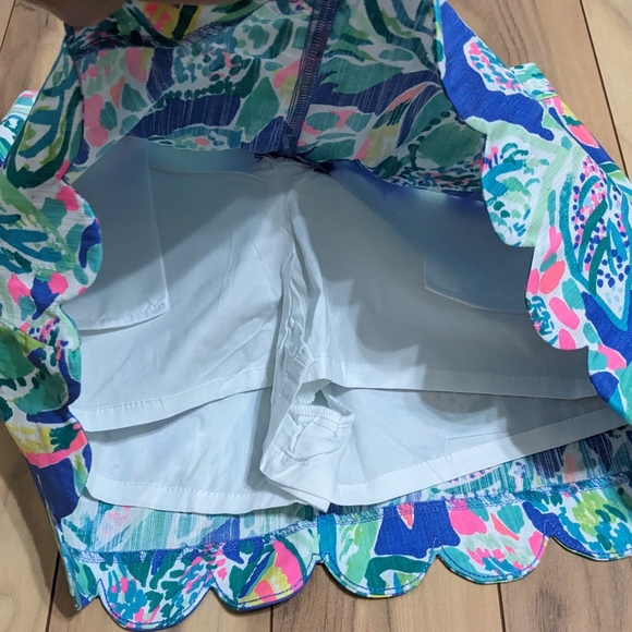 NWT! Lilly Pulitzer Lorelie Skort Beckon Blue Wake Up Call Size 6 - Picture 11 of 13